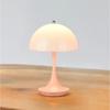 Mushroom Small Table Lamp USB Charging Flower Bud Table Lamp Touch Dimming Bedroom Bedside Decorative Lamp