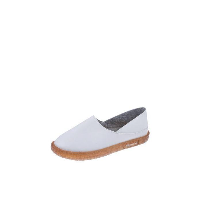 Slip-on Retro Single Shoes Small Leather Shoes Grandma Shoes Women's Flat