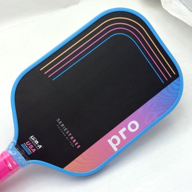 Lightweight Adult T700 Carbon Pickleball Paddle Proton Coating Pro Competition Training Racket