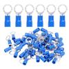 50Pcs Insulated Ring Terminals Electrical Wire Crimp Connectors Copper AWG14?12 RV5.5?8