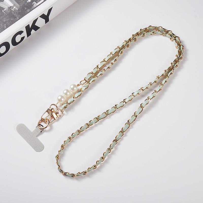 Metal Phone Chain Crossbody Short Phone Strap Lanyard