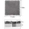 12 шт. Плюшевый пазл, Пенопластовый коврик для пола, Мягкие, утолщенные, пушистые, Соединяющиеся квадратные пенопластовые плитки, Ковер для гостиной, спальни