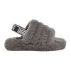 UGG Fluff Yeah Slide Угольный (Дети) Детские кроссовки 1098494K-CHRC