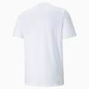 Puma Colorblock Letter Logo Print Crew Neck T-Shirt Men Tops White 671244-02
