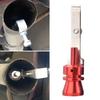 Universal Turbo Sound Exhaust Pipe Whistle Modified Aluminum Sender Alloy Tail Whistle Imitator Motorcycle Tailpipe