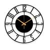 Wall Clock for Living Room Bedroom Office Kitchen Stylish Wall Clock for Home and Hall Designer Big Size Modern(40 Cm)(Black)