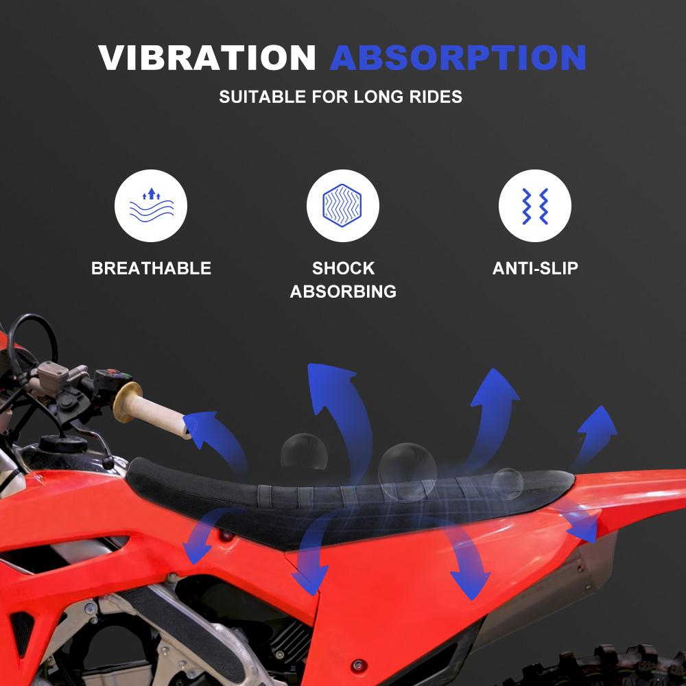 Для Honda CRF450R / RX 2021-2025 CRF250R / RX 2022-2025 Мотоциклетная накидка на сиденье Водонепроницаемая крышка сиденья-седла из ПВХ-кожи