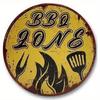 Металлический Плакат Круглый BBQ Пиво Уличный Настенный Арт Декор