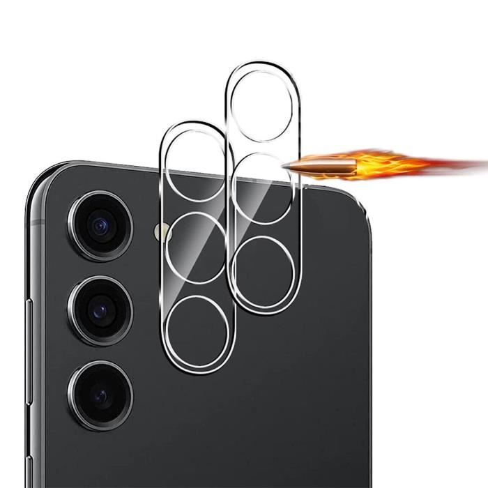 2 x Protection Objectif pour Samsung Galaxy S23 Verre Trempé