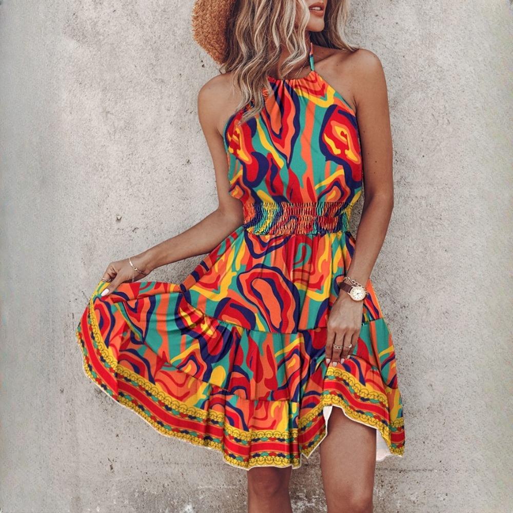 BITCED Женские летние модные сексуальные женские платья без бретелек с вырезом без рукавов