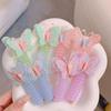 2PCS DIY Telephone Wire Line Butterfly Straight Hair Tie New Ponytail Holder  Girls