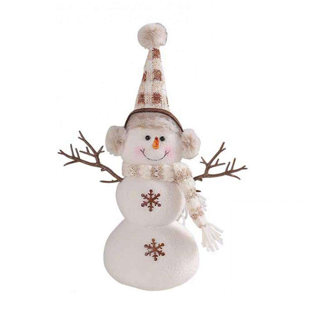 Аксессуары для вечеринок, украшение в виде снеговика, очаровательное рождественское украшение в виде снеговика, очень мягкая износостойкая игрушка для рождественской праздничной вечеринки