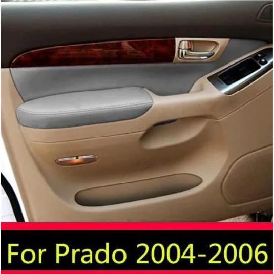 Для Toyota Prado 2004 05 2006 Lexus GX470 дверная панель из микрофибры, подлокотник, кожаный защитный чехол с креплением, автомобильный интерьер