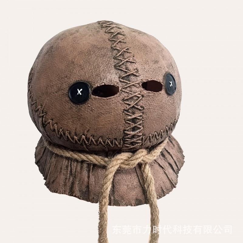 Halloween Scary Mask Evil Scarecrow Latex Headgear Costume Party Prop