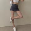 Теннисные юбки, женская облегающая сумка с высокой талией для девочек, короткая юбка на бедрах, летние спортивные брюки-кюлоты, мини-юбка трапециевидной формы с разрезом, юбки Y2K