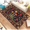 Meadow Mushroom Rug Flower Carpet Rugs For Living Room Aesthetic Rug Victorian Bedroom Decorative Carpet Washable Rug