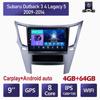 Android Car Radio For Subaru Outback 3 4 Legacy 5 2009-2016 Multimedia Player GPS Navigation 2 Din Stereo 4+64GB