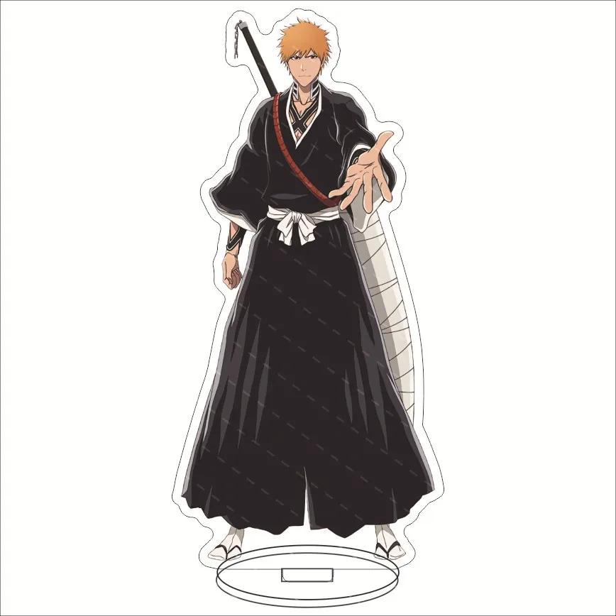 Аниме BLEACH Акриловые Декоративные Поделки Игрушка 15 см Ичиго Куросаки Айзен Сосуке Коллекционные Фигурки Настольное Украшение Дома