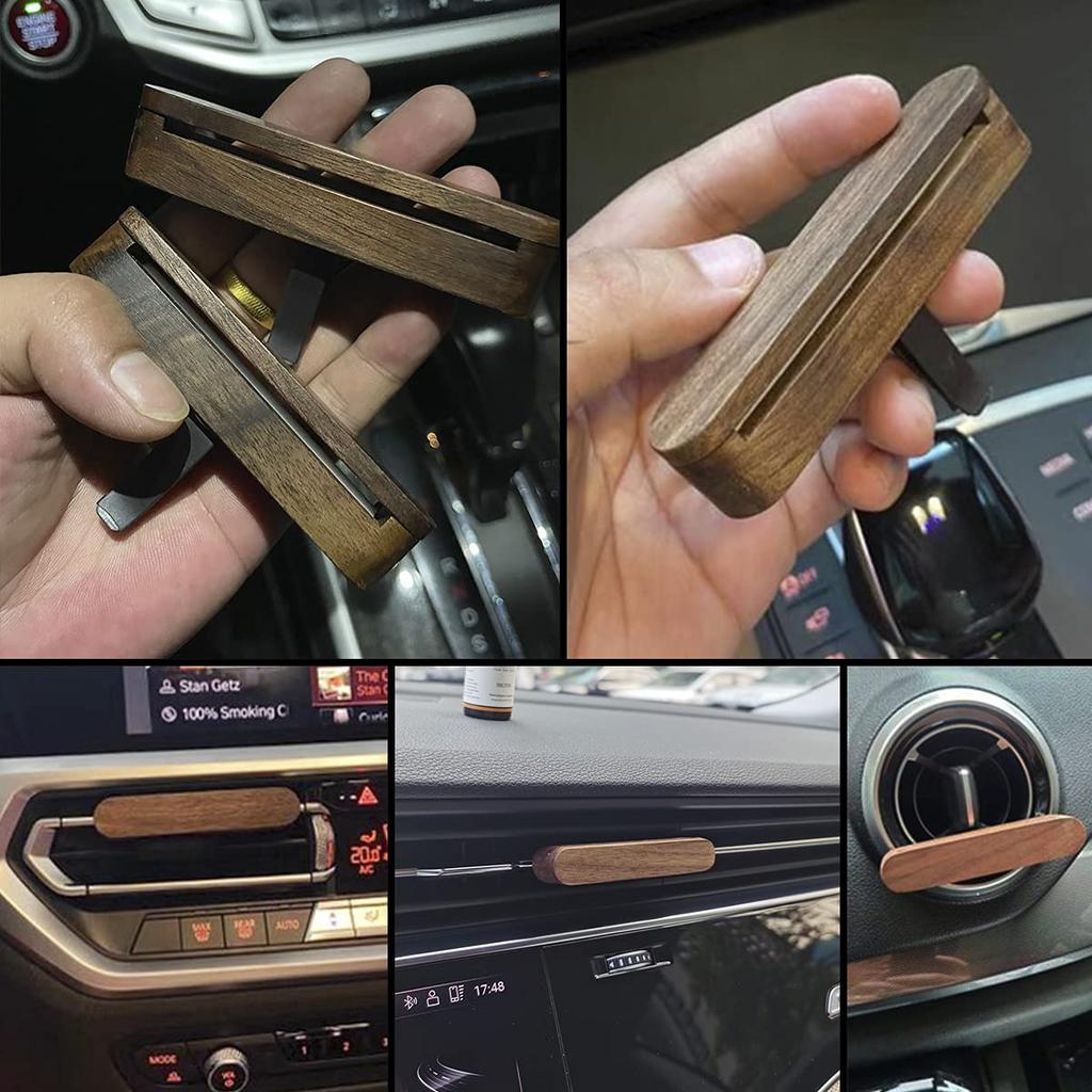 Aroma , Car Clip, Important Improvement, Made of Natural Wood, Car , Container, Aroma Stone, Timber