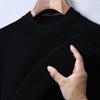 Hengyuanxiang Men's 100% Pure Wool Round Neck Sweater
