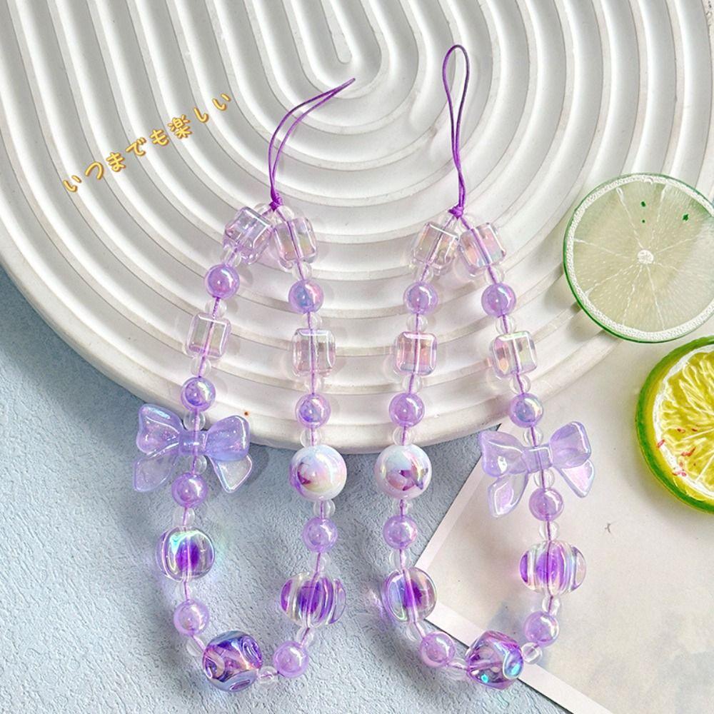 Бантик Бантик Цепочка для мобильного телефона Милый Шнурок от потери Ювелирные изделия Мода Милые Подвески для сумки Женщины