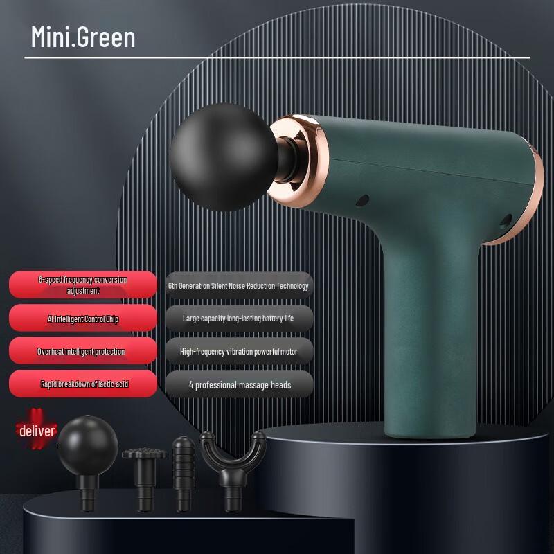 Long Chan Portable Mini Muscle Fascia Gun CN plug (adapter included)