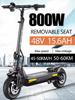 ЕС 2024 Новый S6 800 Вт 48 В 15,6 Ач Электрический скутер Максимальная скорость 45-50 км/ч Максимальный запас хода 60 км Гидравлический тормоз Складной электроскутер Грузоподъемность 150 кг