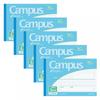 KOKUYO Campus Notes, Half Size, B6, 5mm Grid, Blue, Set of 5 Books, No-37S10-5BX5SET, Blue