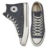 Converse Chuck 70 1970-х Модные Повседневные и Удобные Высокие Кеды из Канваса Унисекс Карандашно-Серый
