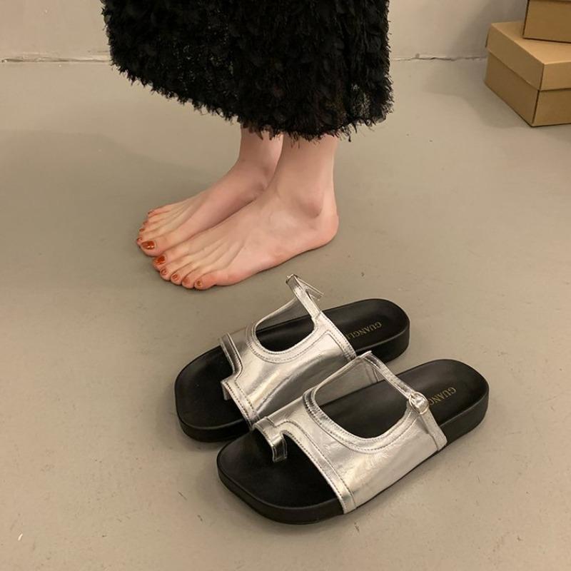 Low Shoes PU Rome Fabric Rubber Hoof Heels Shoes Low Rome Hoof Heels PU Fabric