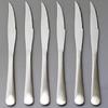 6Pcs Flatware Wenstern Steak Knife Cutlery Set 18/10 Stainless Steel Dinnerware Set Knife Kitchen Dinner Set