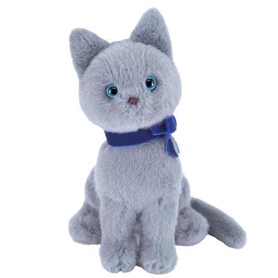 Sunlemon Jolly Gray Сидящий 13 x 12 x 19 см Мягкая игрушка Кот P-9052
