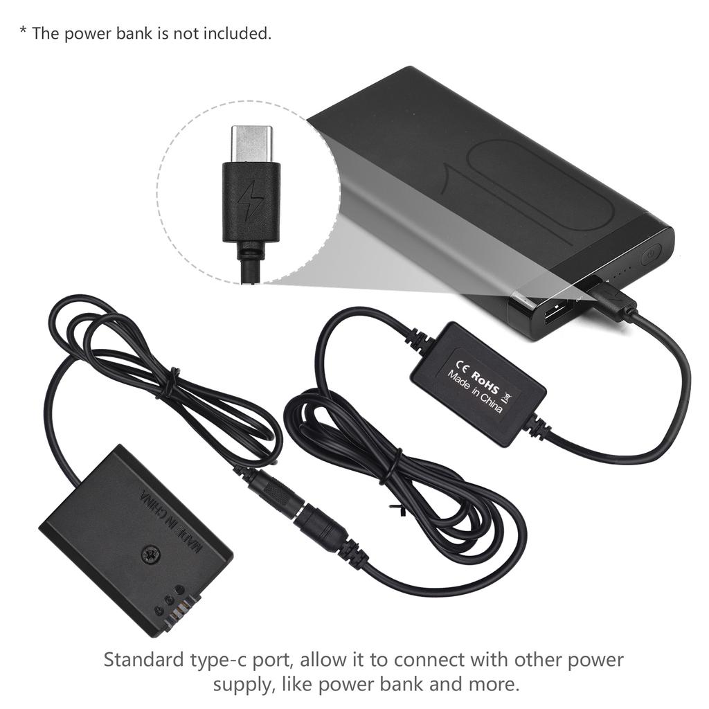 Кабель PD USB Type-C к NP-FW50, замена переходника постоянного тока для фиктивной батареи для Sony A7S2 A7S A7 II R RII