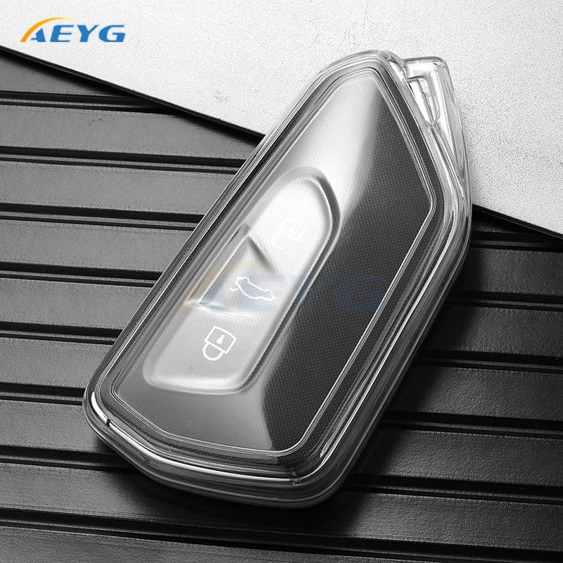 Чехол-футляр из ТПУ для автомобильного ключа-брелока для Vw Volkswagen Golf 8 Mk8 Id.3 Id.4 Cupra Skoda Octavia A8 Seat Leon Mk4