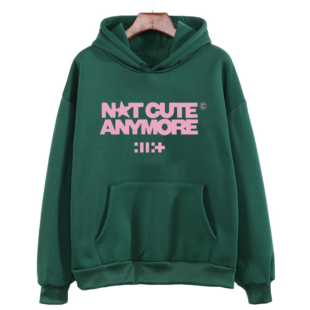 Толстовки с альбомом ILLIT 'Больше не милые' Толстовка женской группы ILLIT Корейская мода Женская Мужская одежда С длинным рукавом Повседневные Толстовки Y2K