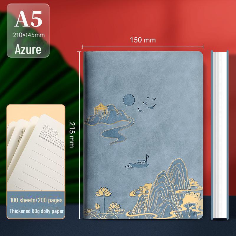 Подарочный набор из блокнотов формата А5 «Культура и творчество» — сувенир в китайском стиле с индивидуальным логотипом