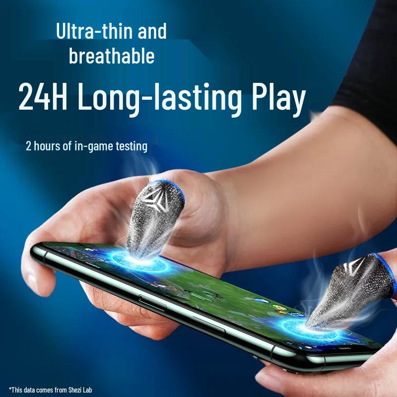 Esports Game Finger Sleeves: Sweatproof, Anti-Slip, Ultra-Thin Thumb Sleeves for Mobile Gaming (PUBG, King of Glory)