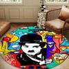 Silent Laughter Charlie Round mat, Anti-slip Circle Carpet Chair rug For livingroom,Bedroom, doormat home decor Gift Christmas Gifts
