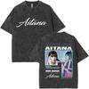 Hot Sale Aitana Album Tour Poster Tshirt Unisex Women HighStreet Pop Fashion Summer New Tees Vintage Washed Cotton Oversized Tops