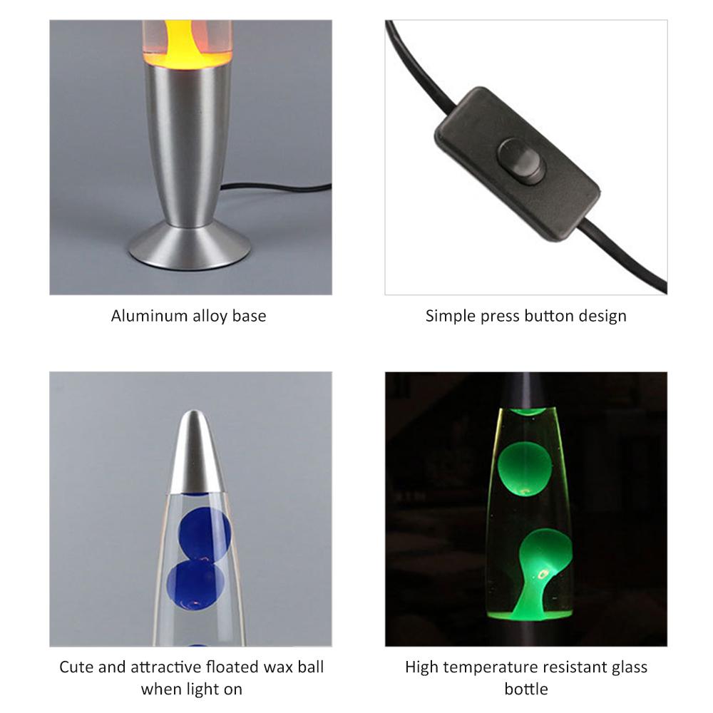 AC110V 25W Incandescent Tungsten Desk Lamp Jellyfish Atmosphere Light E14 Base Socket Holder for