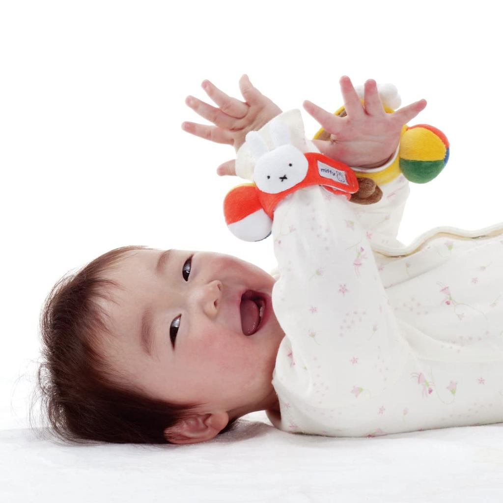 Epoch Погремушка для рук Миффи 60-223, Сертифицирована знаком ST, Для детей от 2 месяцев, Игрушка, Малыш, Подарок, EPOCH