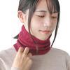 Ultra Warm Silk Neck Silk and Red [Kinuya] Double-Knit Warmer, Cotton, SO7062,