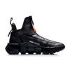 Li Ning CF Нескользящие износостойкие Высокие Баскетбольные кроссовки Мужские Черные AGBP101-2