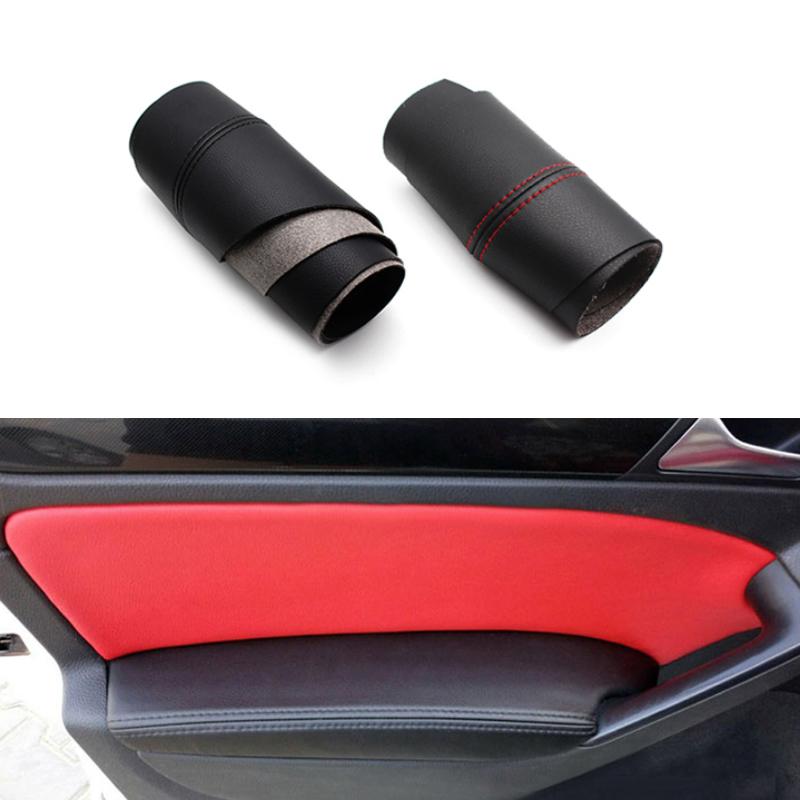 Для VW Golf 6 MK6 2010 2011 2012 2013 автомобильный центр управления/дверная ручка подлокотник панель кожаный чехол из микрофибры