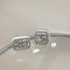 Гальванический мультяшный облачко подходит для футляра Bluetooth-наушников Apple Airpods Pro 1/1-го поколения, 2-го и 3-го поколений