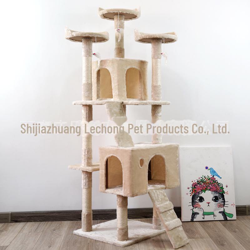 Хит продаж: Многоуровневый деревянный игровой комплекс и когтеточка для кошек