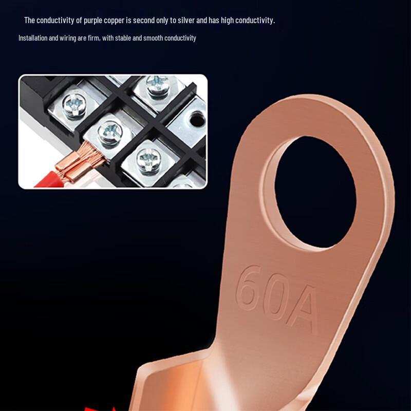 Yicheng OT-10A Tinned Copper Open Fork Terminal Connectors
