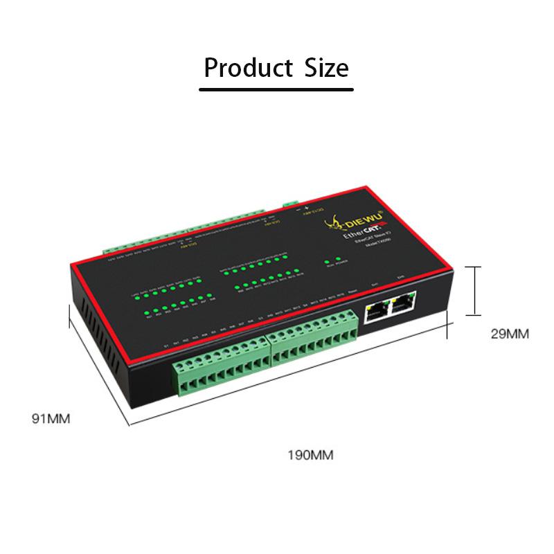 Фотоэлектрическая изоляция RJ-45 LAN Адаптер сетевой коммутатор NPN вход Интернет Сплиттер LAN HUB 100 Мбит/с EtherCAT подчиненная станция модуль ввода-вывода RJ45 коммутатор