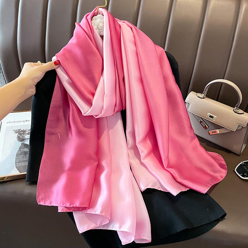 Women'S Elegant And Versatile Spring And Summer Sunscreen Autumn And Winter Warm Scarf Fashion Shawl Dual-Purpose