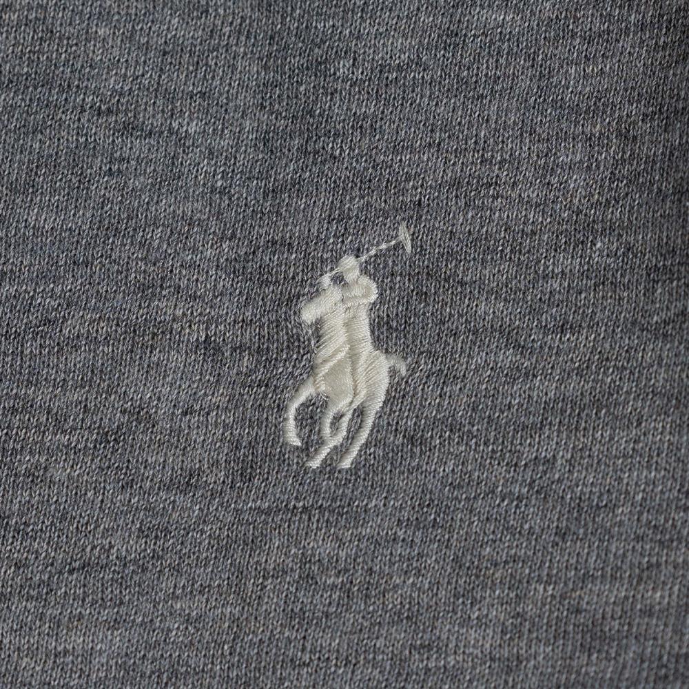 Платье с капюшоном из флиса с длинными рукавами и вышитым логотипом пони Polo Ralph Lauren для женщин, серое WMPODRSNFA20392-020